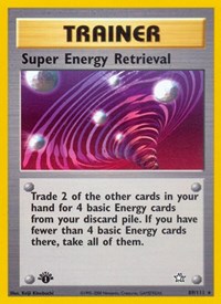 Super Energy Retrieval 089/111 Neo Genesis 1st Edition Pokémon card