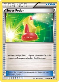 Super Potion 128/146 XY Base Set Reverse Holo Pokémon card