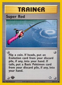 Super Rod 103/111 Neo Genesis 1st Edition Pokémon card