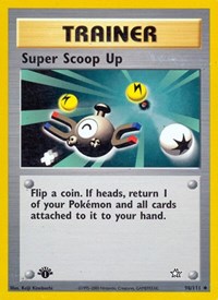 Super Scoop Up 098/111 Neo Genesis 1st Edition Pokémon card
