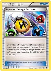 Superior Energy Retrieval 103/116 Plasma Freeze Reverse Holo Pokémon card