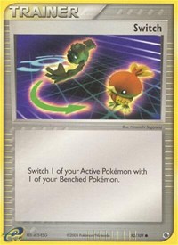 Switch 92/109 EX Ruby and Sapphire Reverse Holo Pokémon card