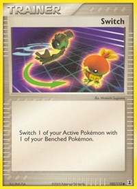 Switch 102/113 EX Delta Species Reverse Holo Pokémon card