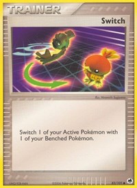 Switch 83/101 EX Dragon Frontiers Reverse Holo Pokémon card