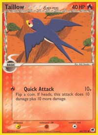 Taillow (Delta Species) 66/101 · Reverse Holo
