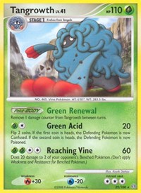 Tangrowth 29/100 · Reverse Holo