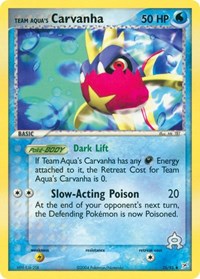 Team Aqua's Carvanha 25/95