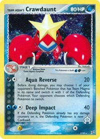 Team Aqua's Crawdaunt 2/95