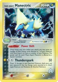 Team Aqua's Manectric 4/95