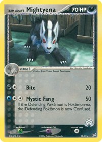 Team Aqua's Mightyena 15/95
