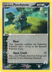 Team Aqua's Poochyena 55/95