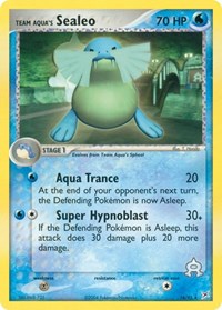 Team Aqua's Sealeo 16/95 · Reverse Holo