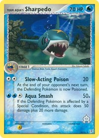 Team Aqua's Sharpedo 18/95 · Reverse Holo