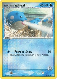 Team Aqua's Spheal 56/95