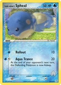 Team Aqua's Spheal 57/95 · Reverse Holo