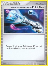 Team Galactic's Invention G-105 Poke Turn 118/127 Platinum Reverse Holo Pokémon card