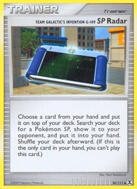 Team Galactic's Invention G-109 SP Radar 96/111 Rising Rivals Reverse Holo Pokémon card