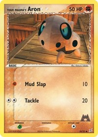 Team Magma's Aron 58/95 · Reverse Holo