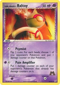 Team Magma's Baltoy 32/95 · Reverse Holo