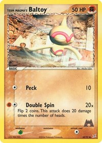 Team Magma's Baltoy 60/95 · Reverse Holo
