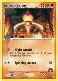 Team Magma's Baltoy 61/95 · Reverse Holo