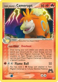 Team Magma's Camerupt 19/95 · Reverse Holo