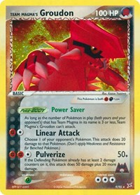 Team Magma's Groudon 9/95