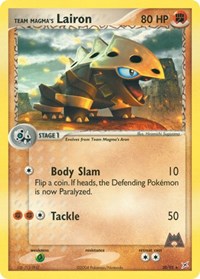 Team Magma's Lairon 20/95 · Reverse Holo