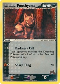 Team Magma's Poochyena 66/95