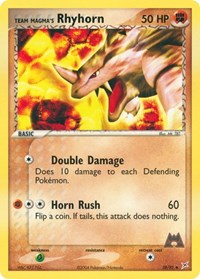 Team Magma's Rhyhorn 38/95 · Reverse Holo