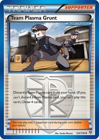 Team Plasma Grunt (Team Plasma) 125/135 Plasma Storm Reverse Holo Pokémon card