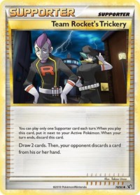 Team Rocket's Trickery 78/90 Undaunted Reverse Holo Pokémon card