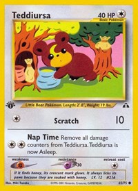 Teddiursa 65/75 · 1st Edition