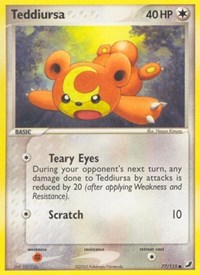 Teddiursa 77/115 · Reverse Holo