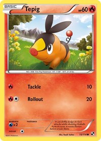 Tepig 15/114 · Reverse Holo