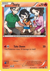 Tepig 25/113 · Reverse Holo