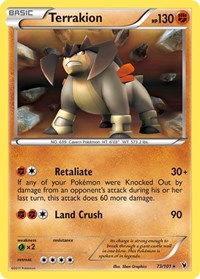 Terrakion 73/101 · Reverse Holo