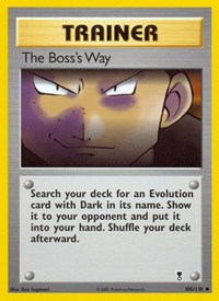 The Boss's Way 105/110 Legendary Collection Reverse Holo Pokémon card