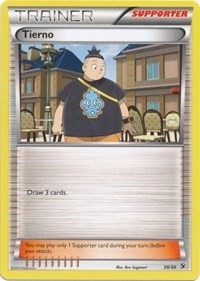 Tierno 39/39 Kalos Starter Set Pokémon card