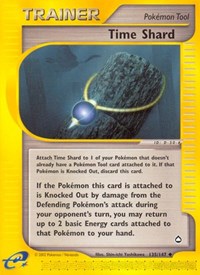 Time Shard 135/147 Aquapolis Reverse Holo Pokémon card