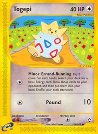 Togepi 114/147 · Reverse Holo