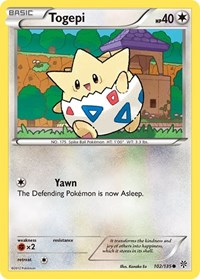 Togepi 102/135 · Reverse Holo