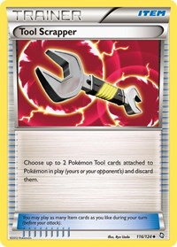 Tool Scrapper 116/124 Dragons Exalted Reverse Holo Pokémon card