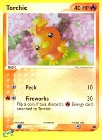 Torchic (e-League) 008 · Reverse Holo
