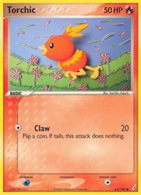 Torchic 65/100 · Reverse Holo
