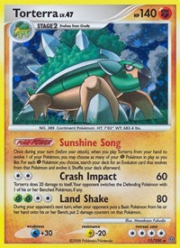 Torterra 11/100 · Reverse Holo