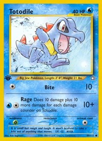 Totodile 080/111 · 1st Edition