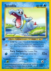 Totodile 081/111 · 1st Edition