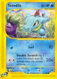 Totodile 134/165 · Reverse Holo