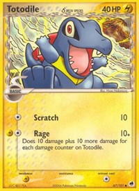 Totodile (Delta Species) 67/101 · Reverse Holo